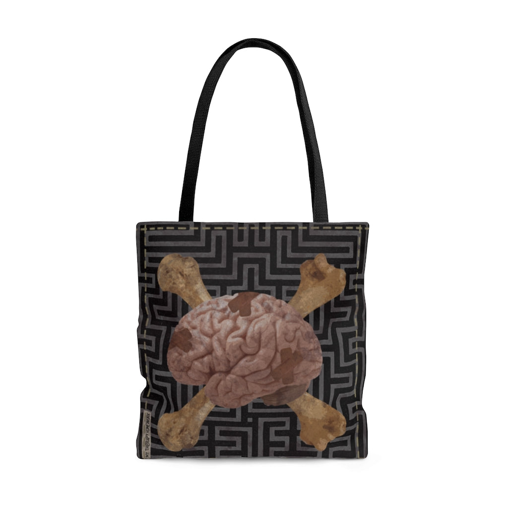 Brain Bandaged Tote Bag