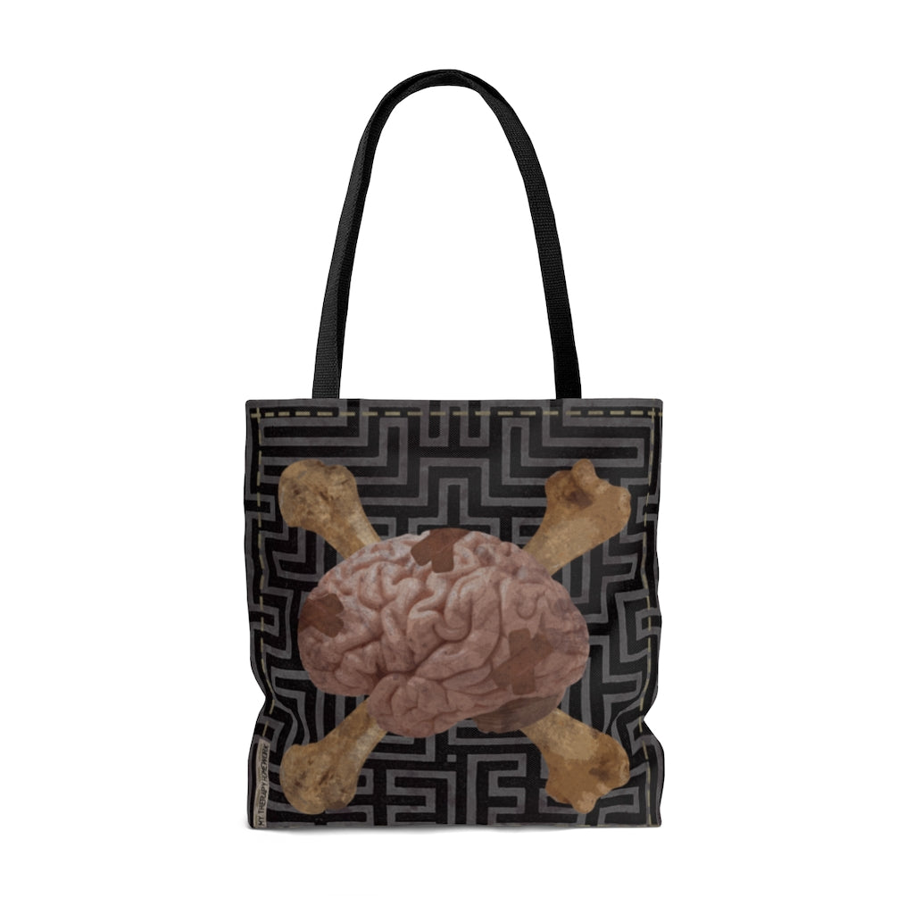 Brain Bandaged Tote Bag