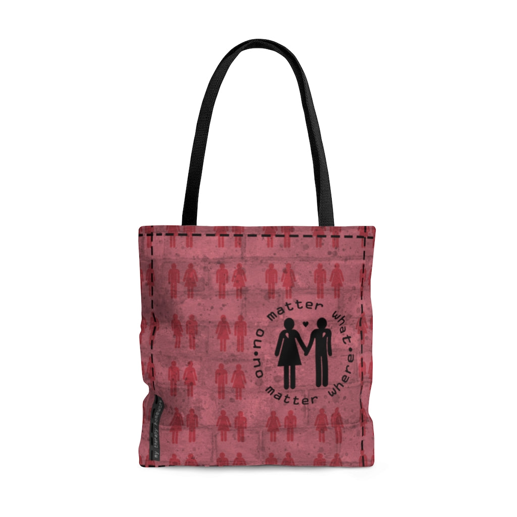 Distressed No Matter Where, No Matter What TOTE BAG