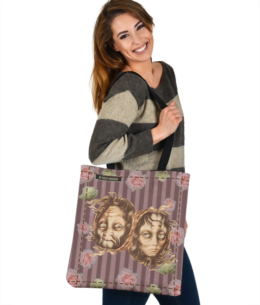 Grandma and Girl Perspective bag tote