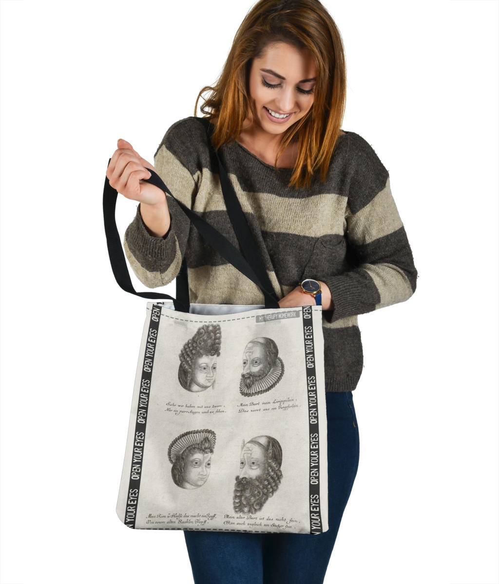 4 Faces Perspective Tote Bag