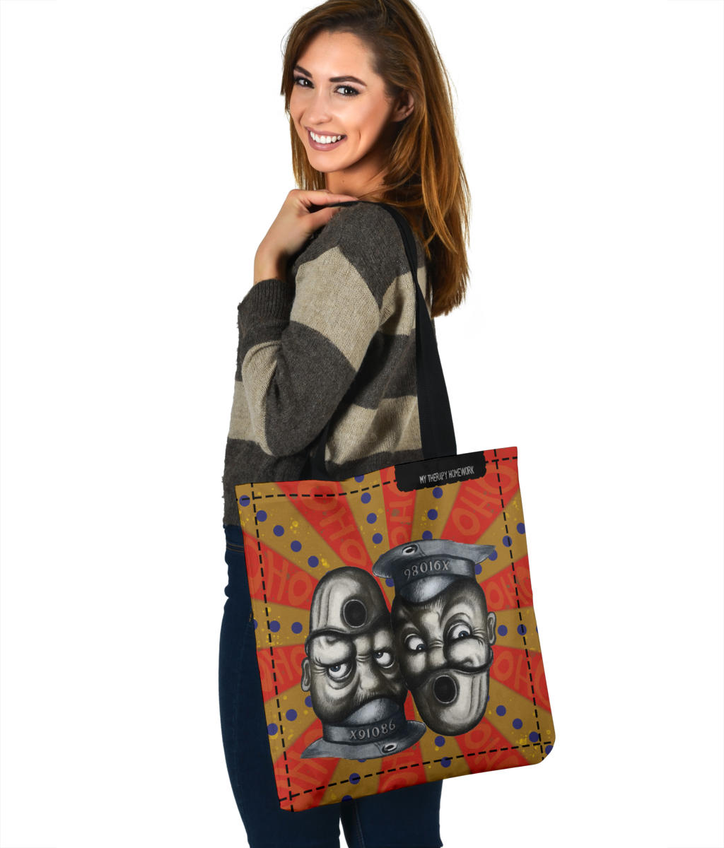 Buddies Perspective tote bag