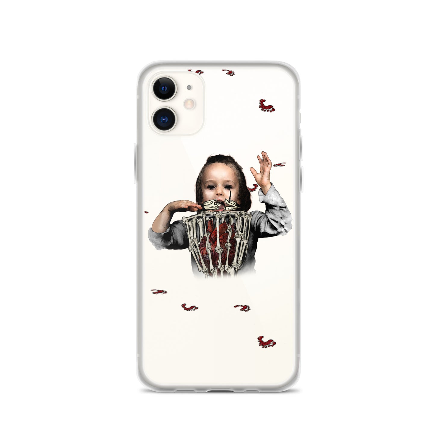 "Beat It Like a Dead Horse" Art/ Horse Bone Drum iPhone Case