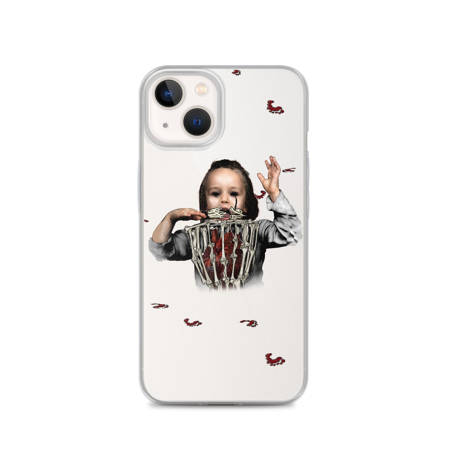 "Beat It Like a Dead Horse" Art/ Horse Bone Drum iPhone Case