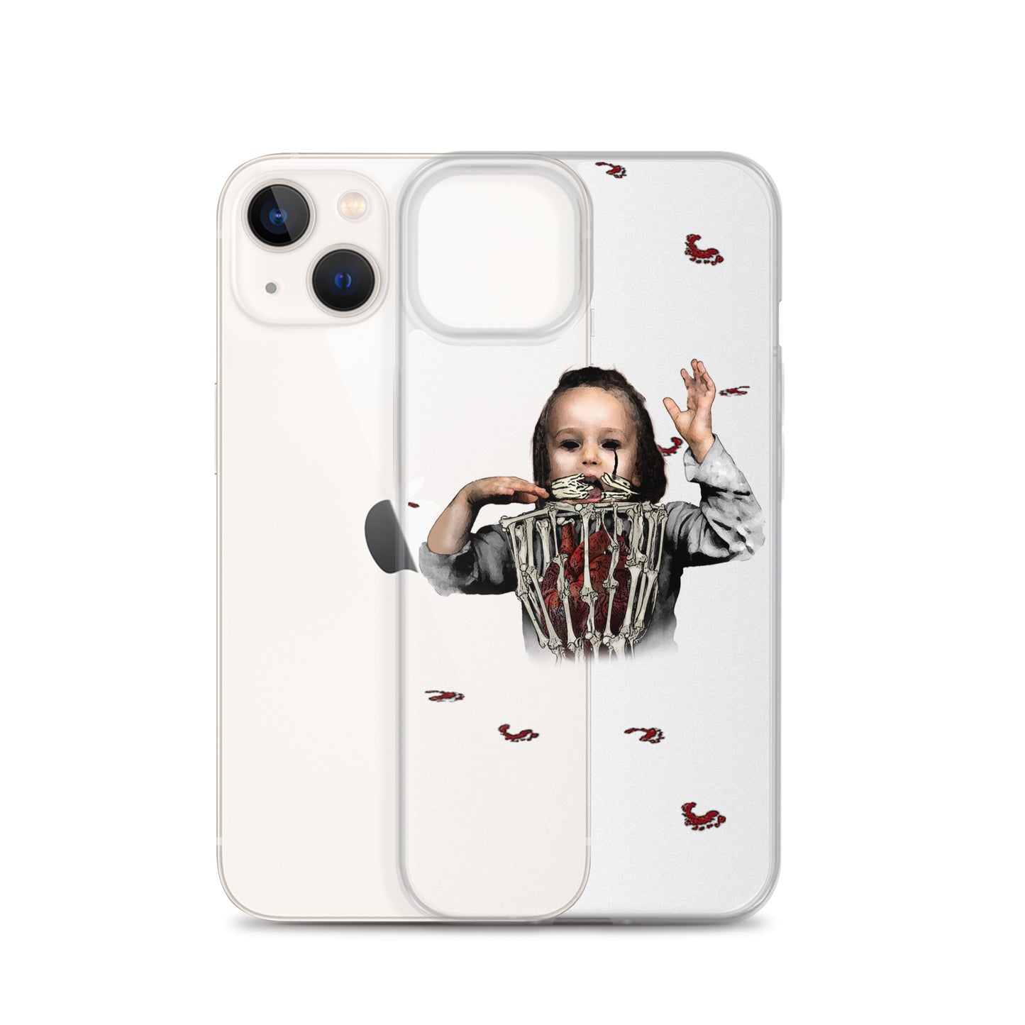 "Beat It Like a Dead Horse" Art/ Horse Bone Drum iPhone Case