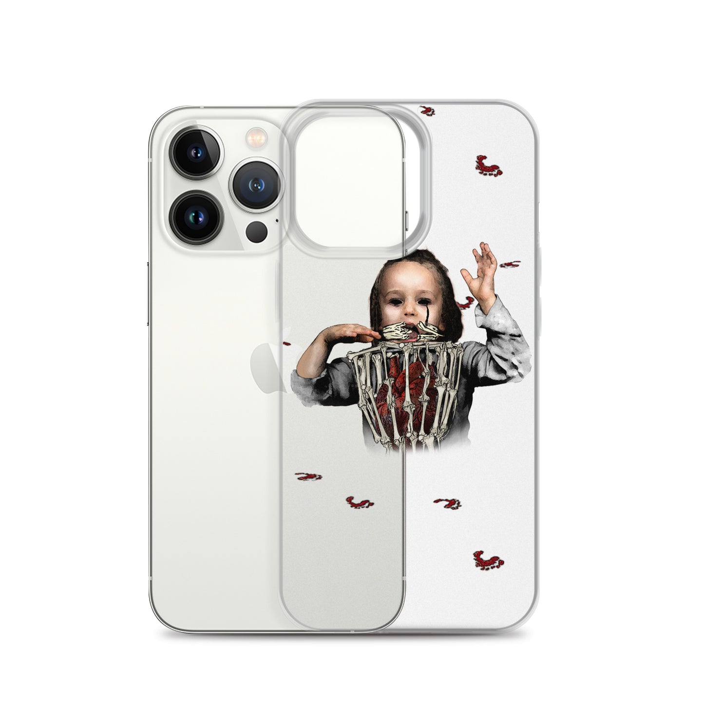 "Beat It Like a Dead Horse" Art/ Horse Bone Drum iPhone Case