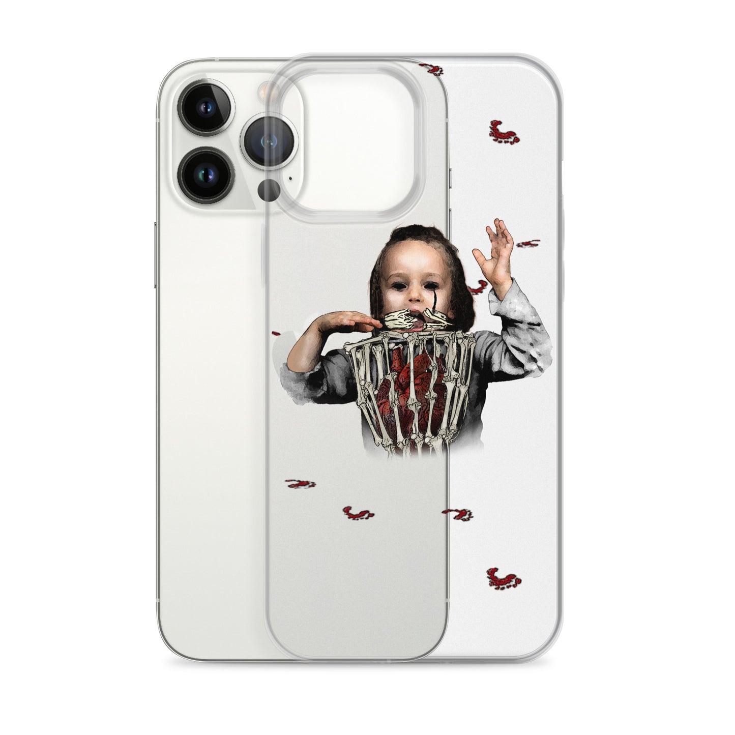 "Beat It Like a Dead Horse" Art/ Horse Bone Drum iPhone Case