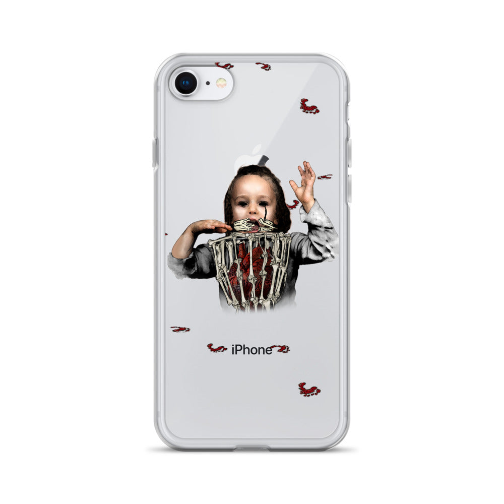 "Beat It Like a Dead Horse" Art/ Horse Bone Drum iPhone Case