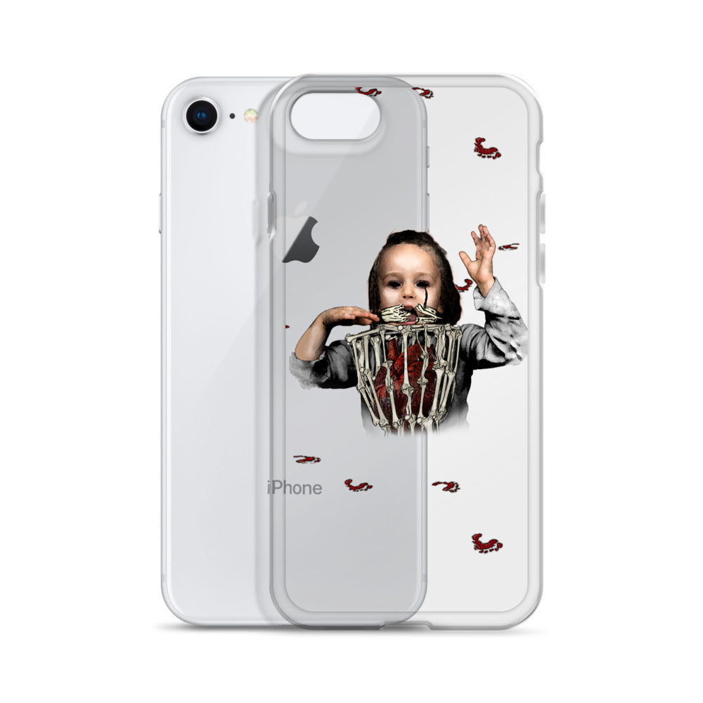 "Beat It Like a Dead Horse" Art/ Horse Bone Drum iPhone Case