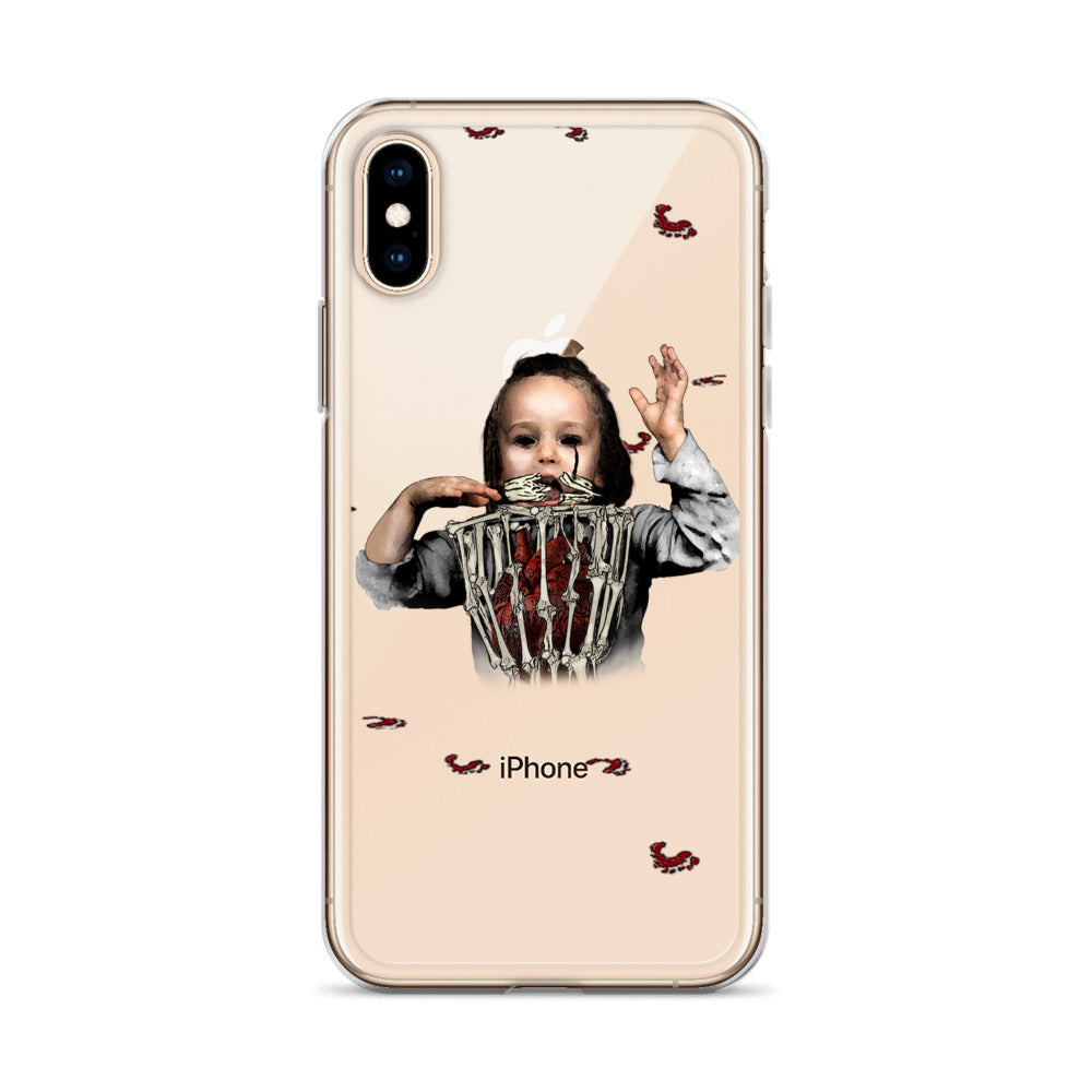 "Beat It Like a Dead Horse" Art/ Horse Bone Drum iPhone Case