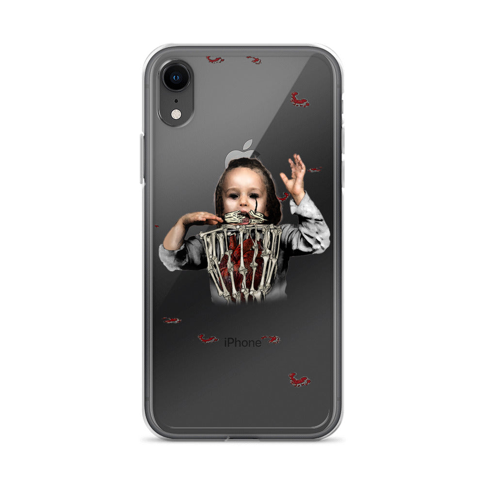 "Beat It Like a Dead Horse" Art/ Horse Bone Drum iPhone Case