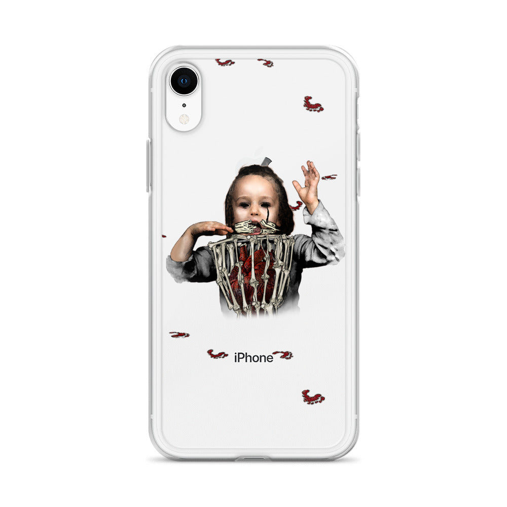 "Beat It Like a Dead Horse" Art/ Horse Bone Drum iPhone Case