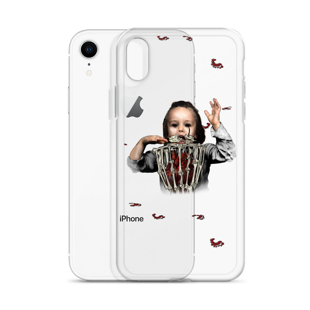 "Beat It Like a Dead Horse" Art/ Horse Bone Drum iPhone Case