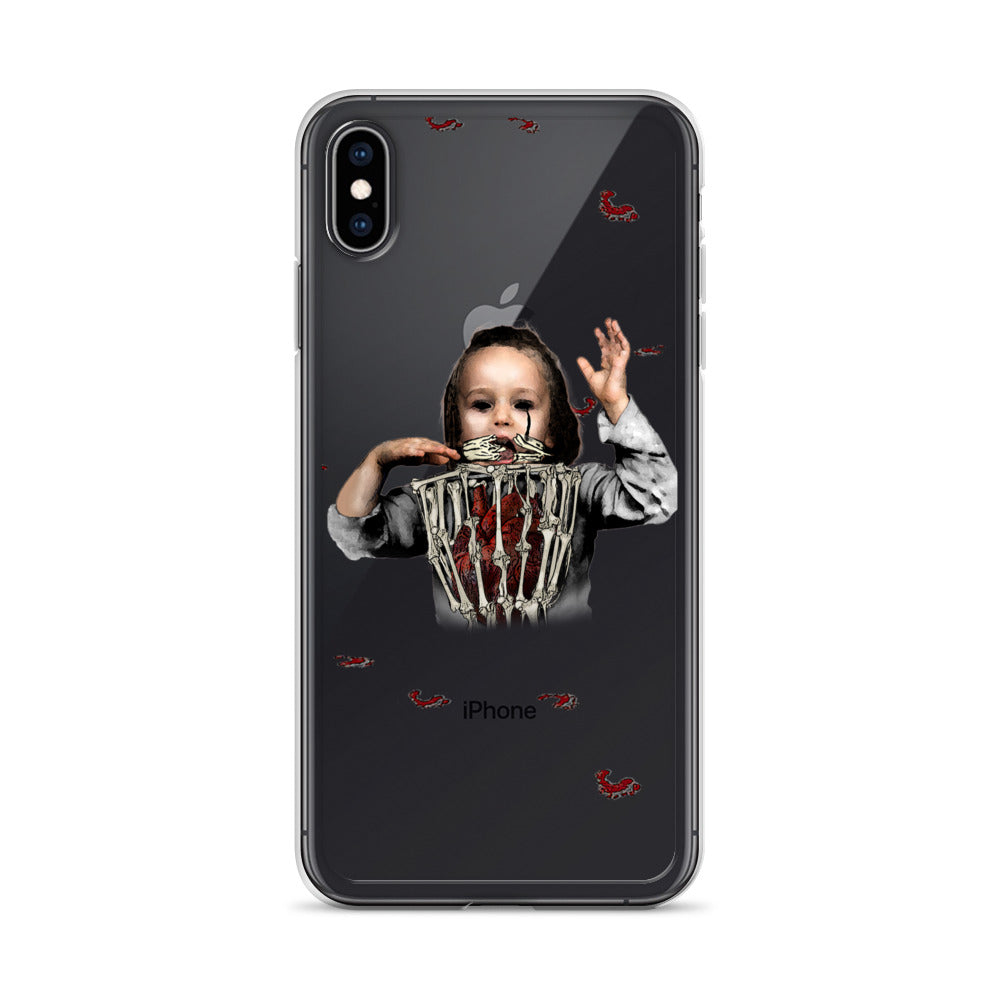 "Beat It Like a Dead Horse" Art/ Horse Bone Drum iPhone Case