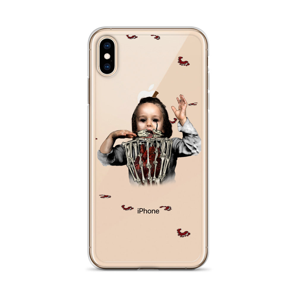 "Beat It Like a Dead Horse" Art/ Horse Bone Drum iPhone Case